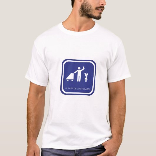 papa de los helados t-shirt (Voorkant)