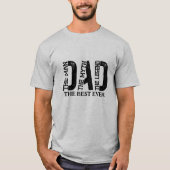 Papa De Man De Mythe De Legende Aangepaste Tekst T-shirt (Voorkant)