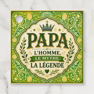 Papa, De Man, De Mythe, De Legende Bedankjes Labels