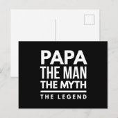 Papa De Man De Mythe De Legende Briefkaart (Voorkant / Achterkant)