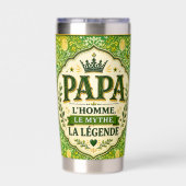 Papa, De Man, De Mythe, De Legende Geïsoleerde Drinkbeker (Achterkant)