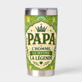 Papa, De Man, De Mythe, De Legende Geïsoleerde Drinkbeker (Voorkant)