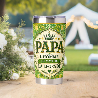 Papa, De Man, De Mythe, De Legende Geïsoleerde Drinkbeker