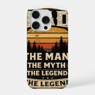 Papa De Man De Mythe De Legende Grappige Vader Tel iPhone 15 Pro Case