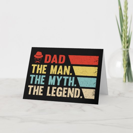 Papa. De man, de mythe, de legende. Kaart (Voorkant)