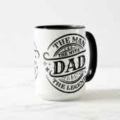 Papa - De Man, De Mythe, De Legende Mok (Voorkant rechts)