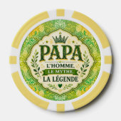 Papa, De Man, De Mythe, De Legende Poker Chips (Voorkant)