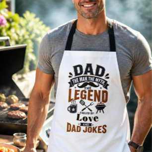 Papa de man de mythe de legende schort