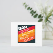 Papa De Man, De Mythe, De Slechtste Invloed Briefkaart (Staand voorkant)