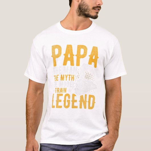 Papa de Man de Mythe de T-shirt (Voorkant)