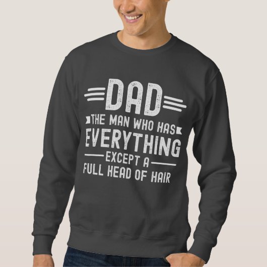 Papa de man die alles heeft behalve een volle bos trui (Voorkant)