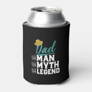 Papa De Man Myth Legend Vaderdag Blikjeskoeler
