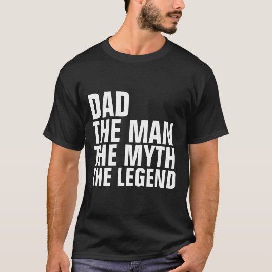 PAPA DE MAN MYTHE LEGENDE T-SHIRTS (Voorkant)