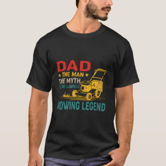 Papa: de mythe, de legendarische grasmaaier t-shirt