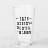 Papa De Mythe De Legende Grill Master Glass Glas (Voorkant)