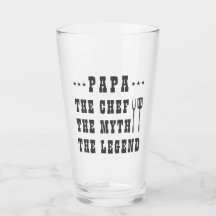 Papa De Mythe De Legende Grill Master Glass