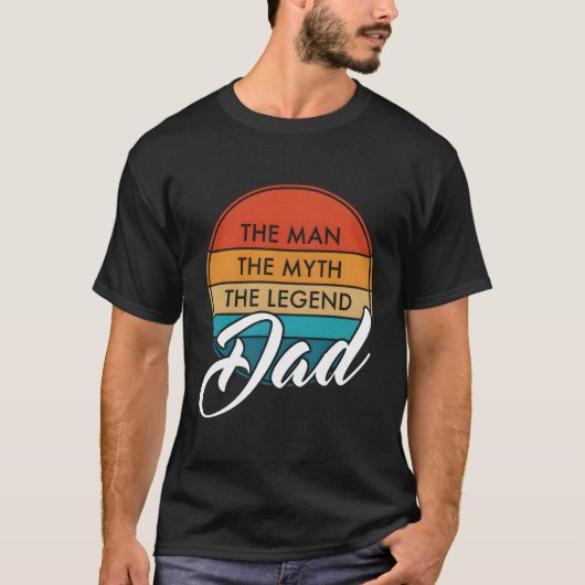 Papa de mythe de legende Vaderdag T-shirt (Voorkant)