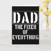 Papa de oplosser van alles Funny Father's Day Kaart (Gele Bloem)