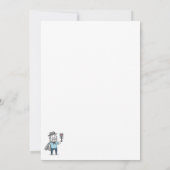 Papa de originele held verpersoonlijkbare Vaderdag Kaart (Achterkant)