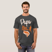Papa de vis fluisteraar Mannen T-shirt (Voorkant volledig)