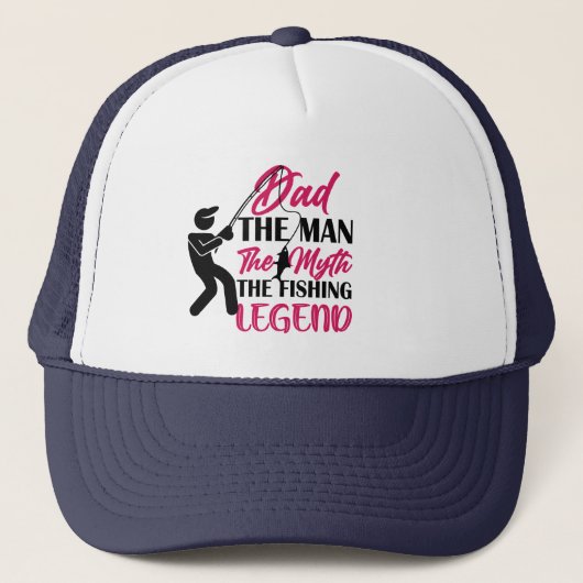 Papa De Vissen Legend Trucker Pet (Voorkant)