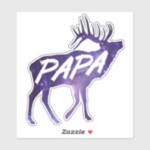 Papa Deer Sticker (Vel)