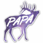 Papa Deer Sticker (Voorkant)