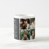 Papa Definitie Grappig & oprechte aangepaste foto Koffiemok (Center)