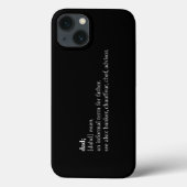 Papa - Definitie woordenboek Case-Mate iPhone Case (Achterkant)