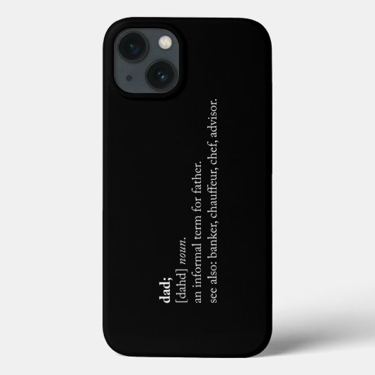 Papa - Definitie woordenboek Case-Mate iPhone Case (Achterkant)
