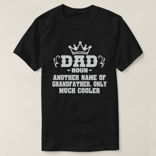 Papa Definition Funny Betekenis Cool Vaderdag T-shirt (Design voorkant)