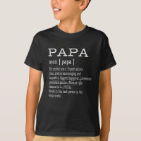 Papa Definition Grandpa Vaderdag Gifts - Mannen