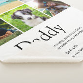 Papa Definition Modern 6 Photo Collage Sherpa Deken (3/4)