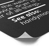 Papa Dictionary Definition - Grapny Fathers Day Gi Poster (Hoek)