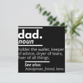Papa Dictionary Definition - Grapny Fathers Day Gi Save The Date (Staand voorkant)