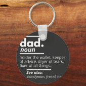 Papa Dictionary Definition - Grapny Fathers Day Gi Sleutelhanger (Voorkant)