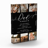 Papa Dictionary Definition Photo Collage Black Fotoblokken (Links)