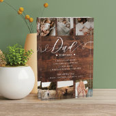 Papa Dictionary Definition Photo Collage Woodgrain Fotoblokken