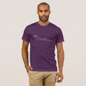 Papa - Dictionary Definition T-Shirt (Voorkant volledig)