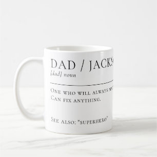 Papa Dictionary Definition Vaderdag Custom Koffiemok