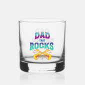 PAPA DIE ROCKT! Gitaren Whisky Glas (Achterkant)