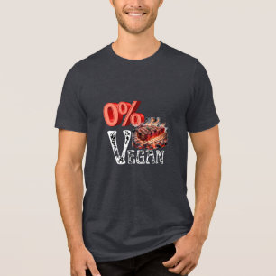 Papa die 's zomers graag barbecueert Tri-Blend shirt