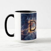 "Papa" Digitale kunst Mok (Links)