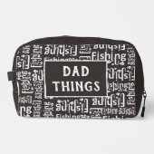 Papa Dingen Vist Pattern Toiletry Toilettasje (Voorkant)