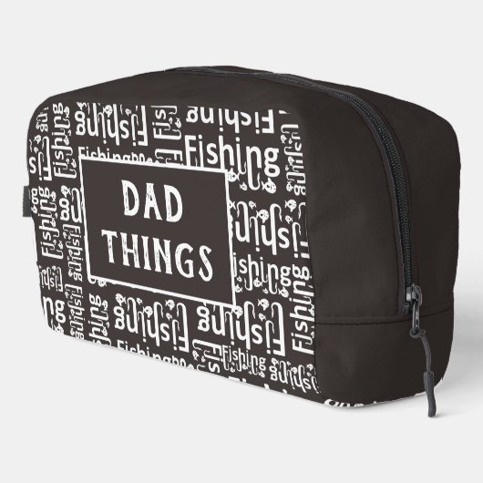 Papa Dingen Vist Pattern Toiletry Toilettasje (Rechterhoek)