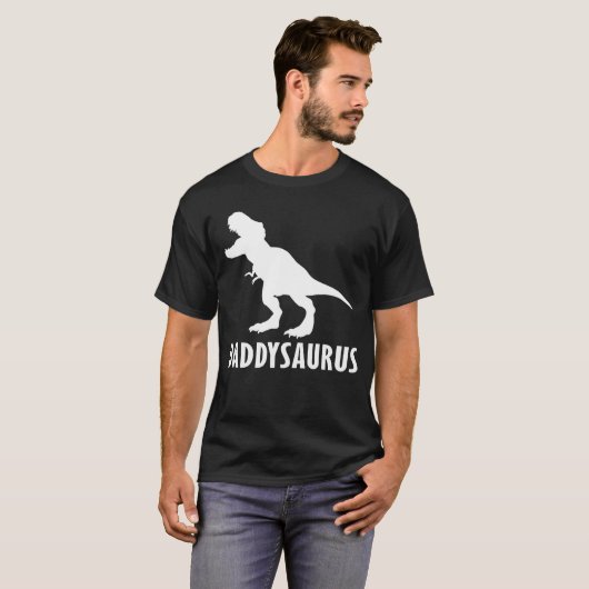 papa dinosaur vaderdag t-shirt (Voorkant volledig)