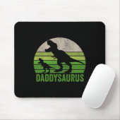 Papa Dinosaurus Papa Grappige Vaders Dag Gift Muismat (Met muis)