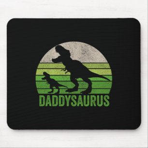 Papa Dinosaurus Papa Grappige Vaders Dag Gift Muismat
