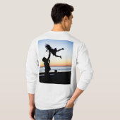 Papa Dochter Duo Grappig Cadeau voor Vader Papa T-shirt (Achterkant volledig)