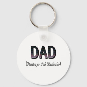 Papa Dominator en Dealmaker Sleutelhanger